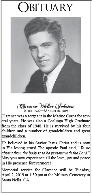 ClarenceJohnsonObit