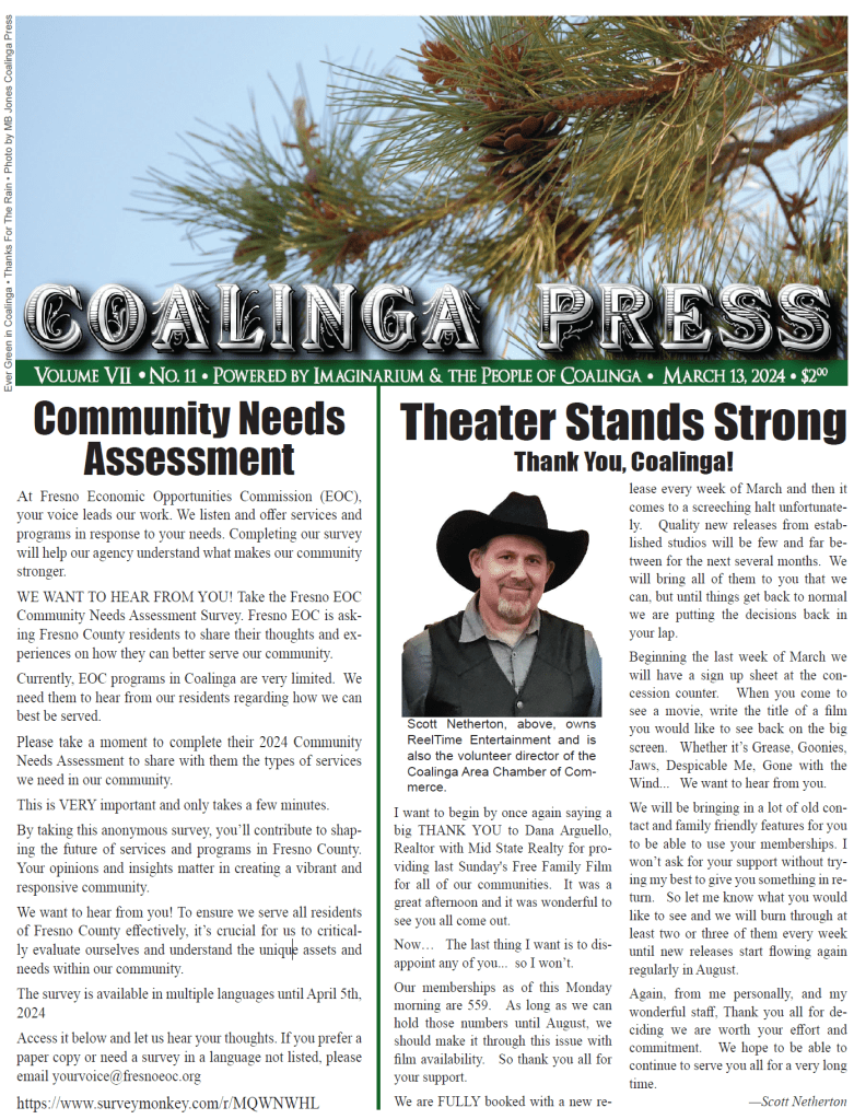 Coalinga Press ACCURATE RELEVANT LOCAL NEWS